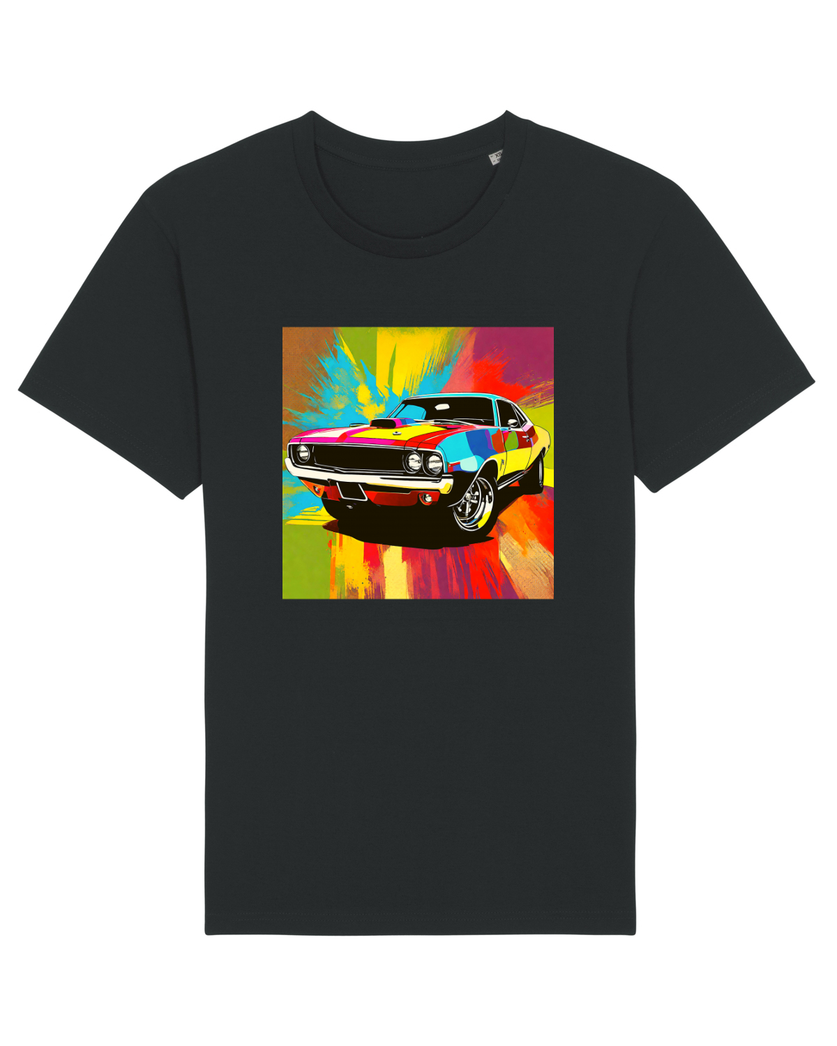 Tricou mânecă scurtă Unisex Rocker Black