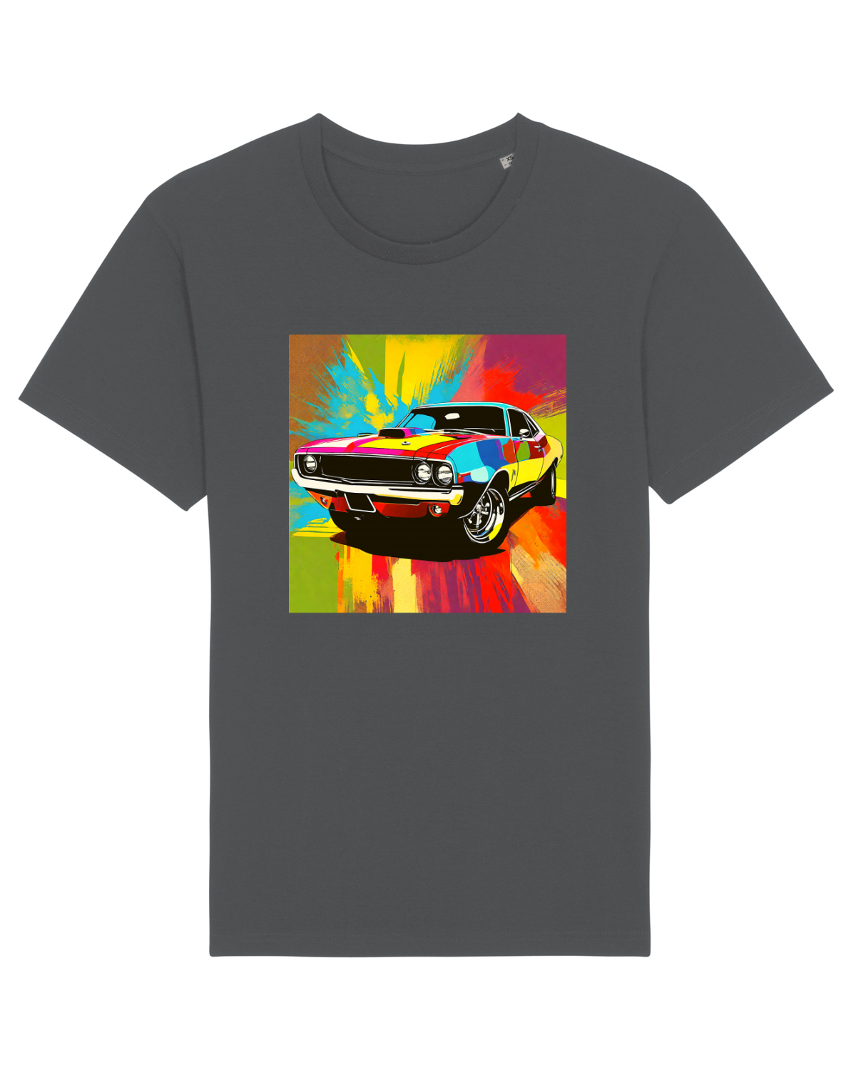 Tricou mânecă scurtă Unisex Rocker Anthracite