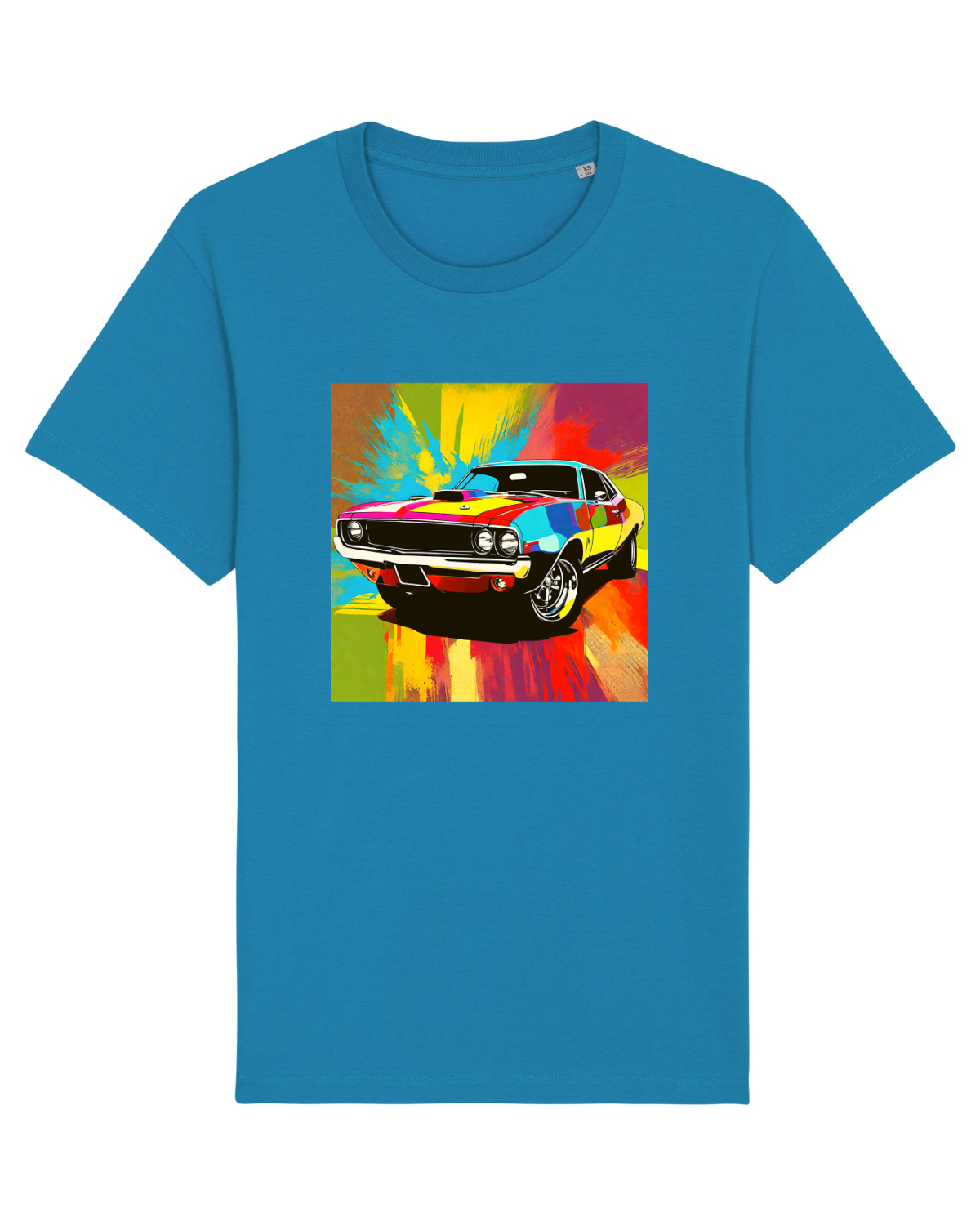 Tricou mânecă scurtă Unisex Rocker Azur