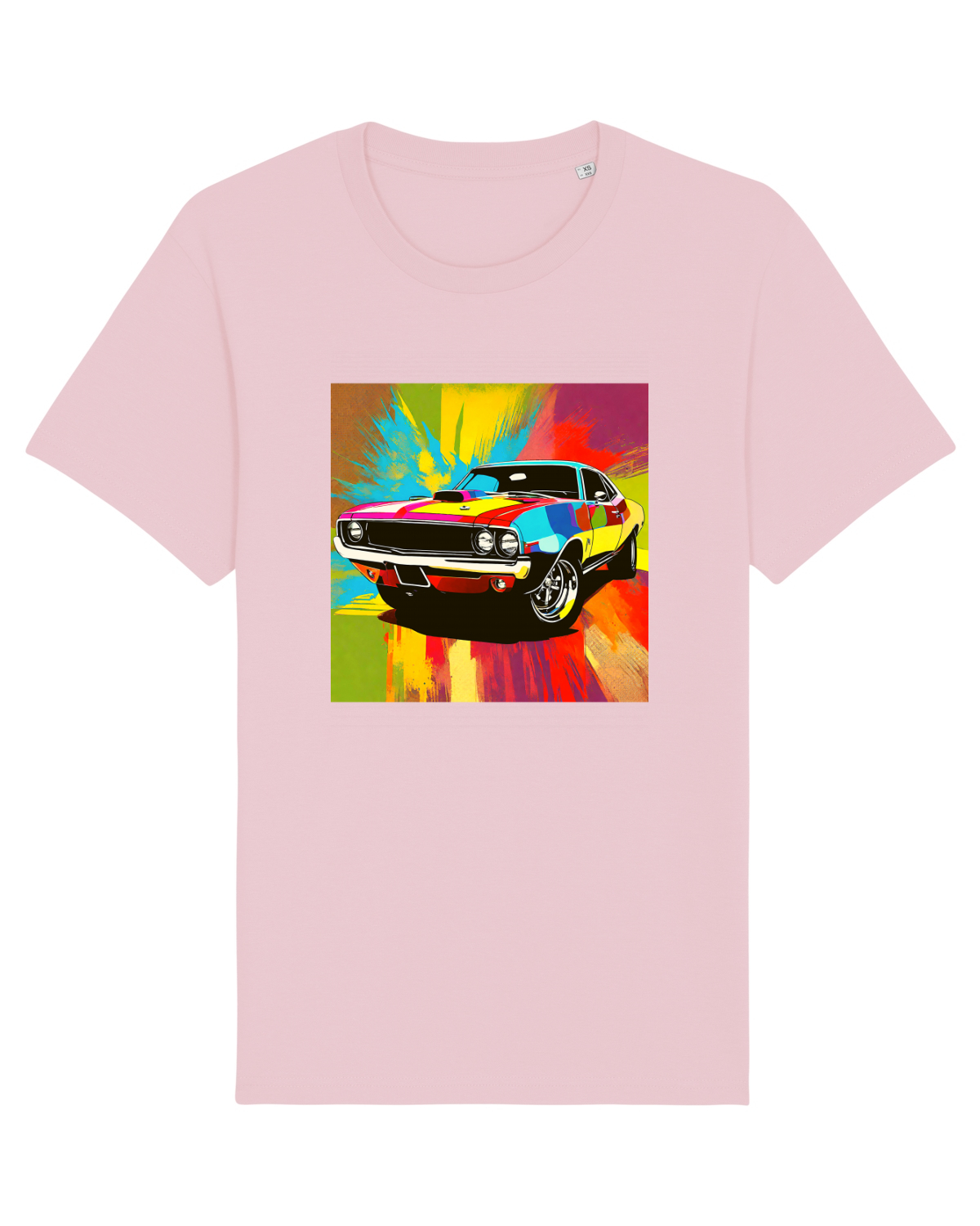 Tricou mânecă scurtă Unisex Rocker Cotton Pink