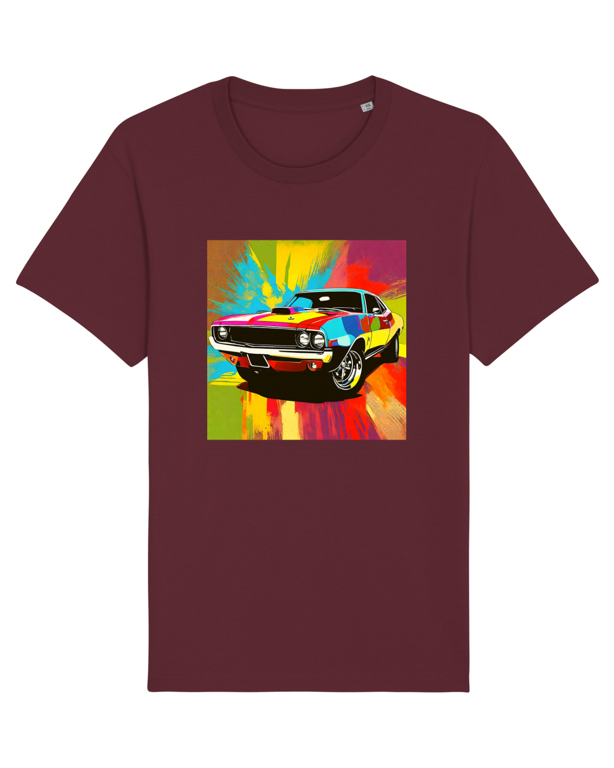 Tricou mânecă scurtă Unisex Rocker Burgundy