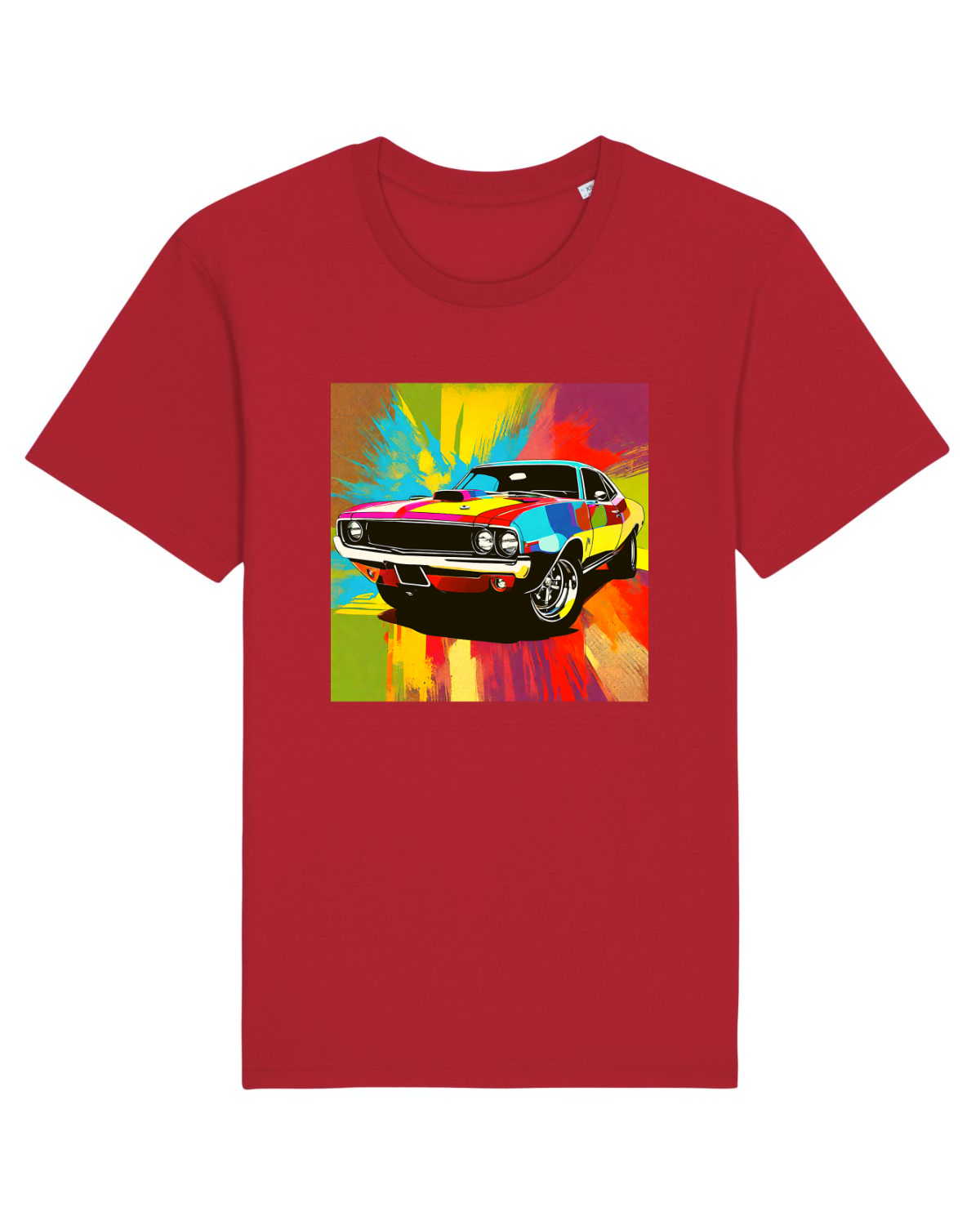 Tricou mânecă scurtă Unisex Rocker Red