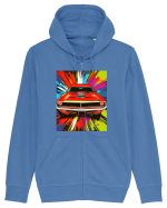 Masina Sport Pop Art Hanorac cu fermoar Unisex Connector