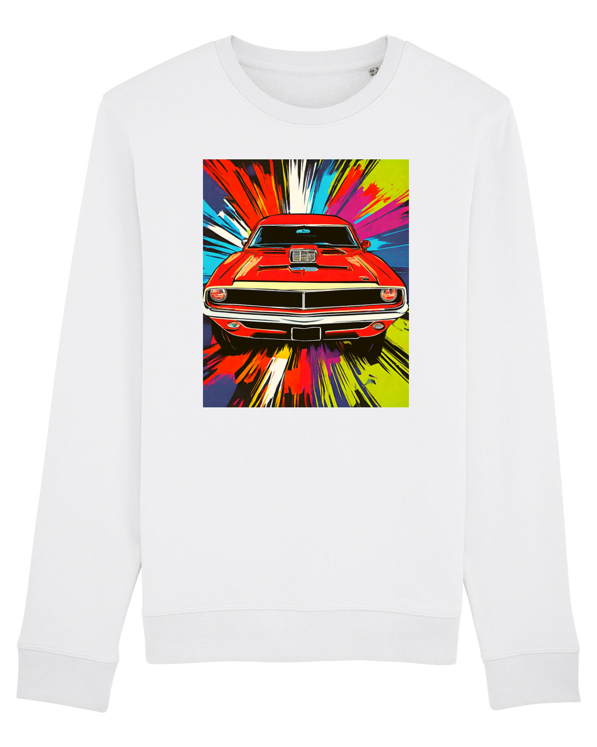 Bluză mânecă lungă Unisex Rise White