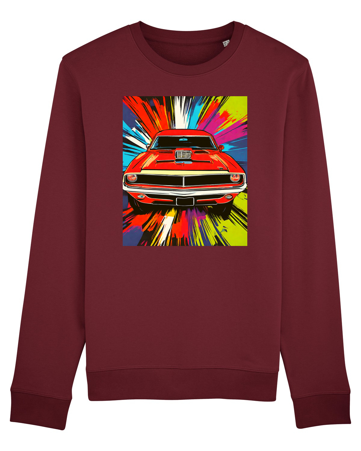 Bluză mânecă lungă Unisex Rise Burgundy