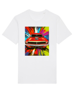 Masina Sport Pop Art Tricou mânecă scurtă Unisex Rocker