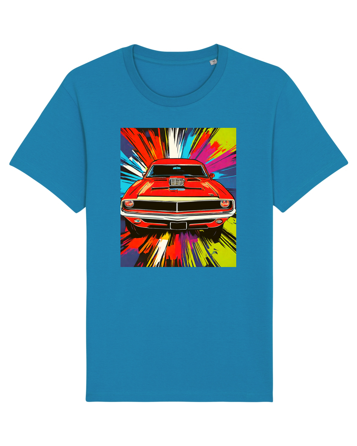 Tricou mânecă scurtă Unisex Rocker Azur