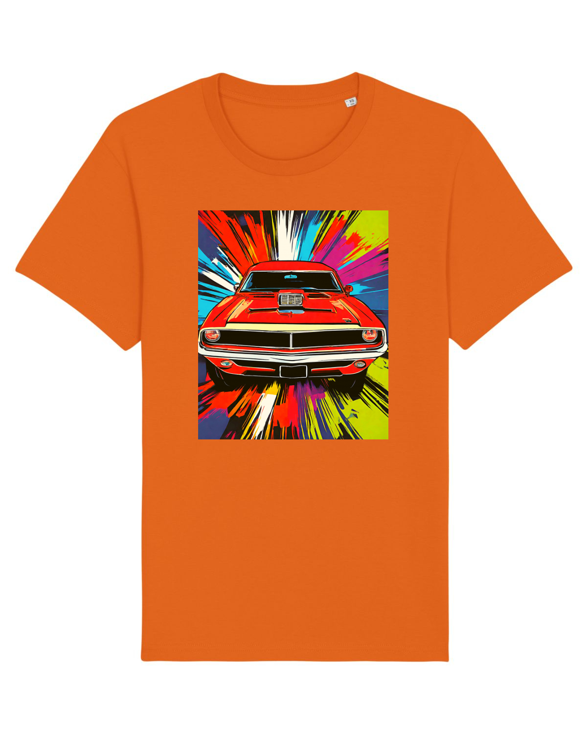 Tricou mânecă scurtă Unisex Rocker Bright Orange