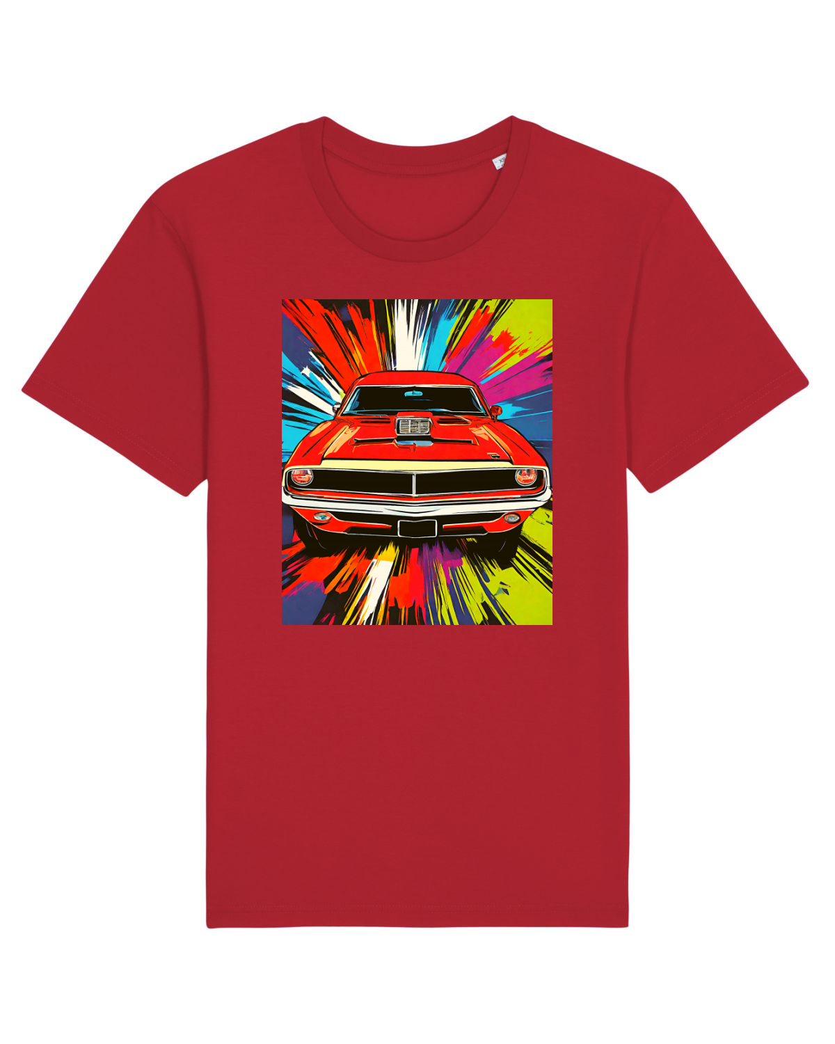 Tricou mânecă scurtă Unisex Rocker Red
