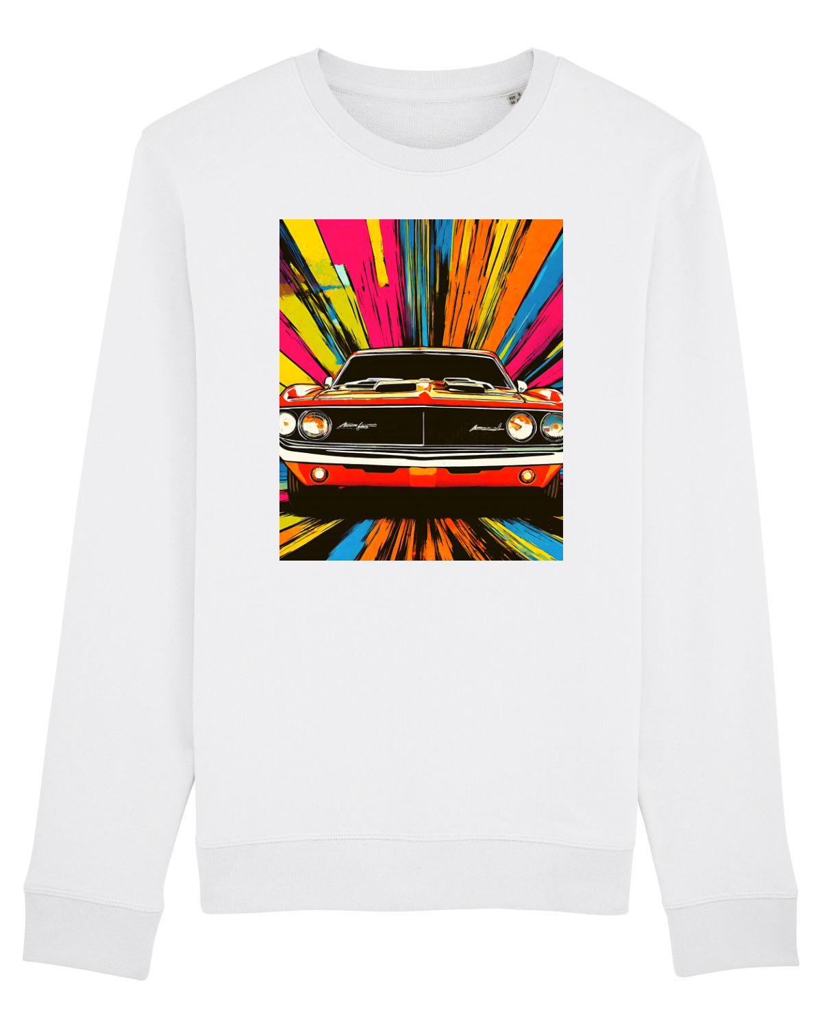 Bluză mânecă lungă Unisex Rise White