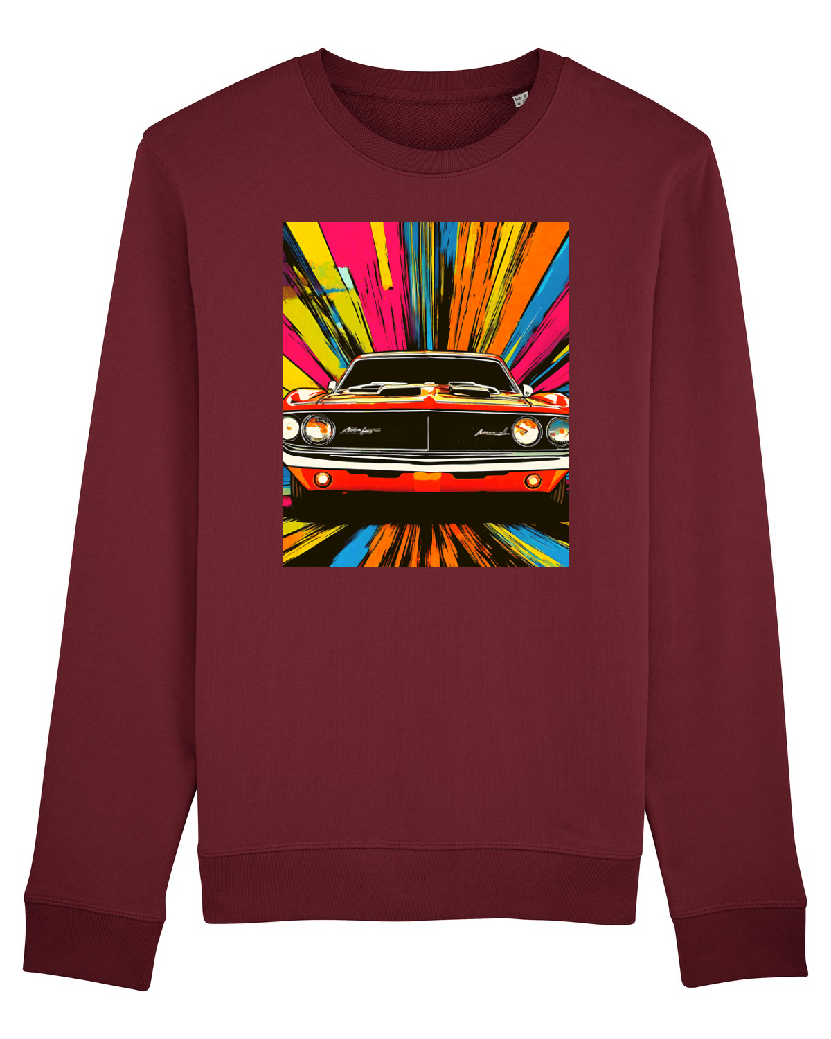 Bluză mânecă lungă Unisex Rise Burgundy