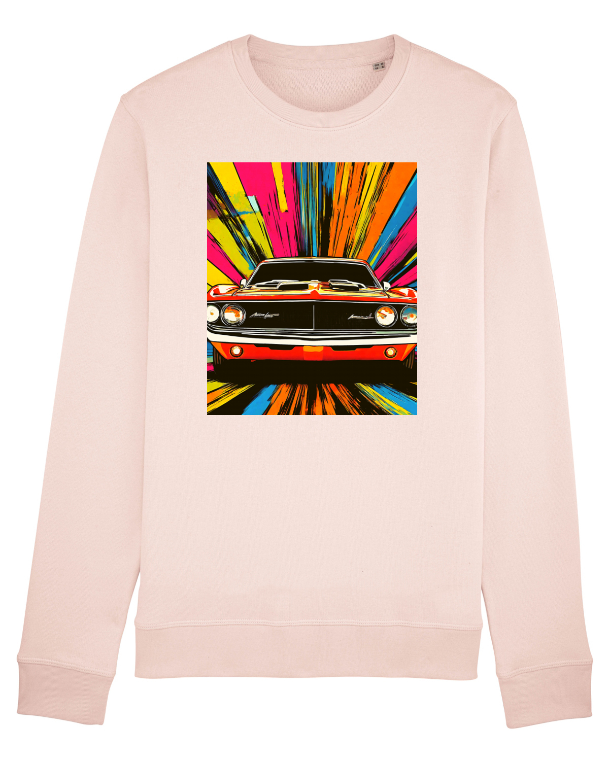 Bluză mânecă lungă Unisex Rise Candy Pink