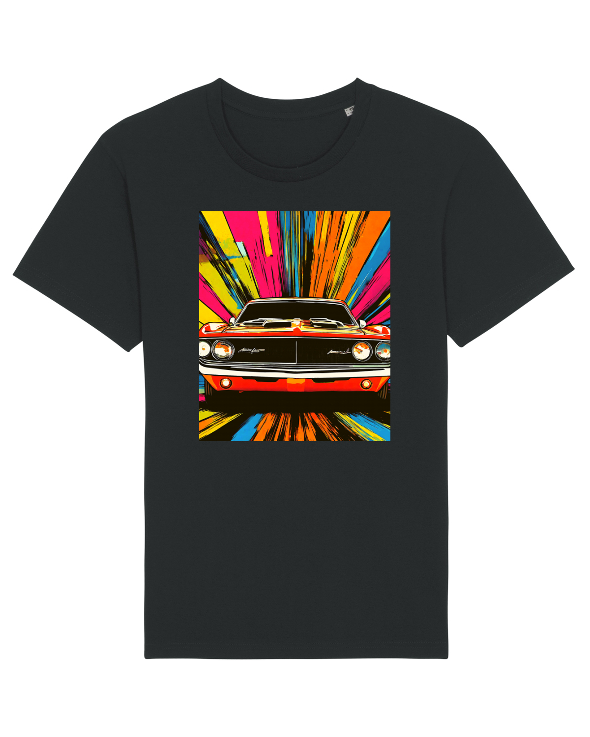 Tricou mânecă scurtă Unisex Rocker Black