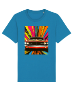 Masina Sport Pop Art Tricou mânecă scurtă Unisex Rocker