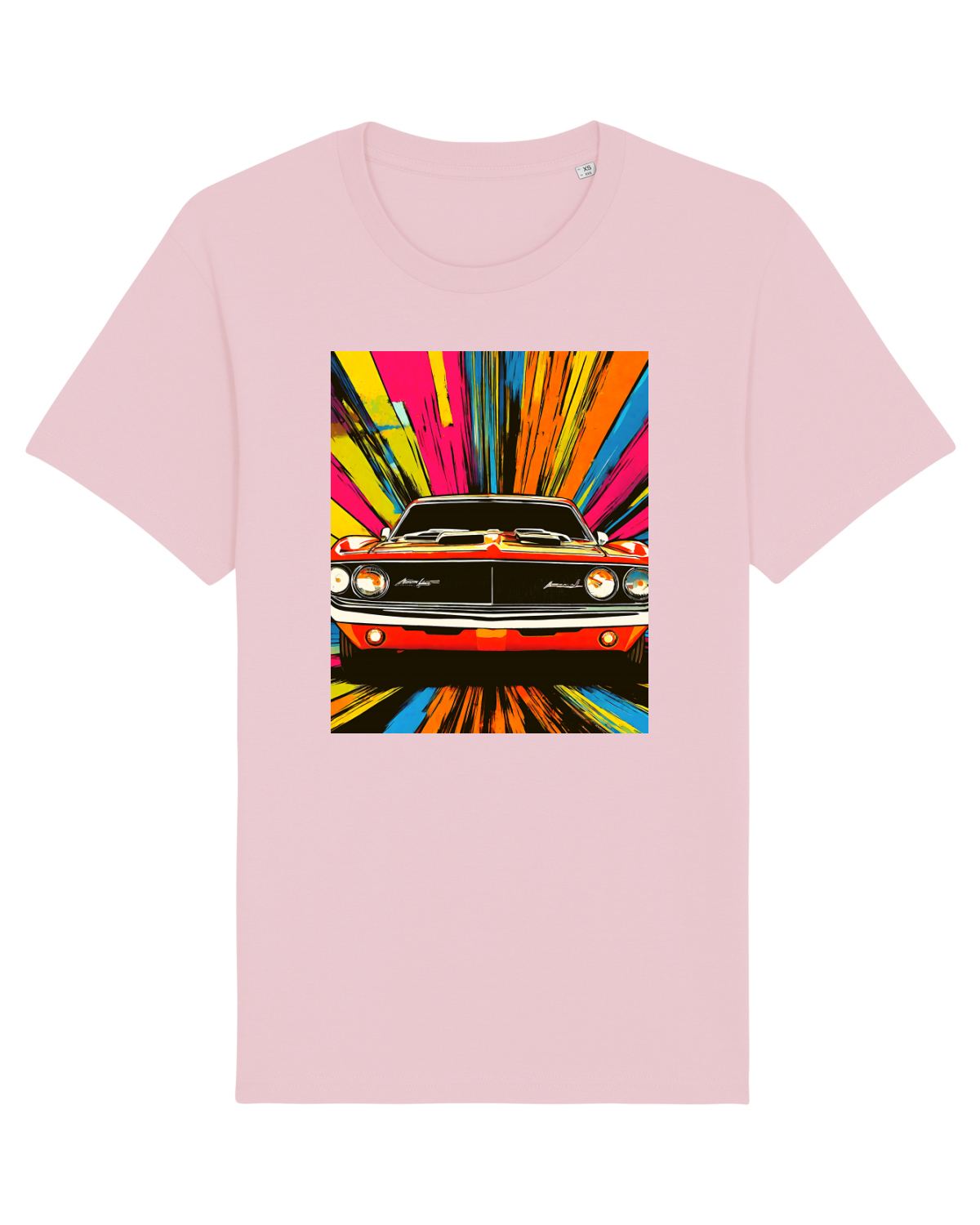 Tricou mânecă scurtă Unisex Rocker Cotton Pink