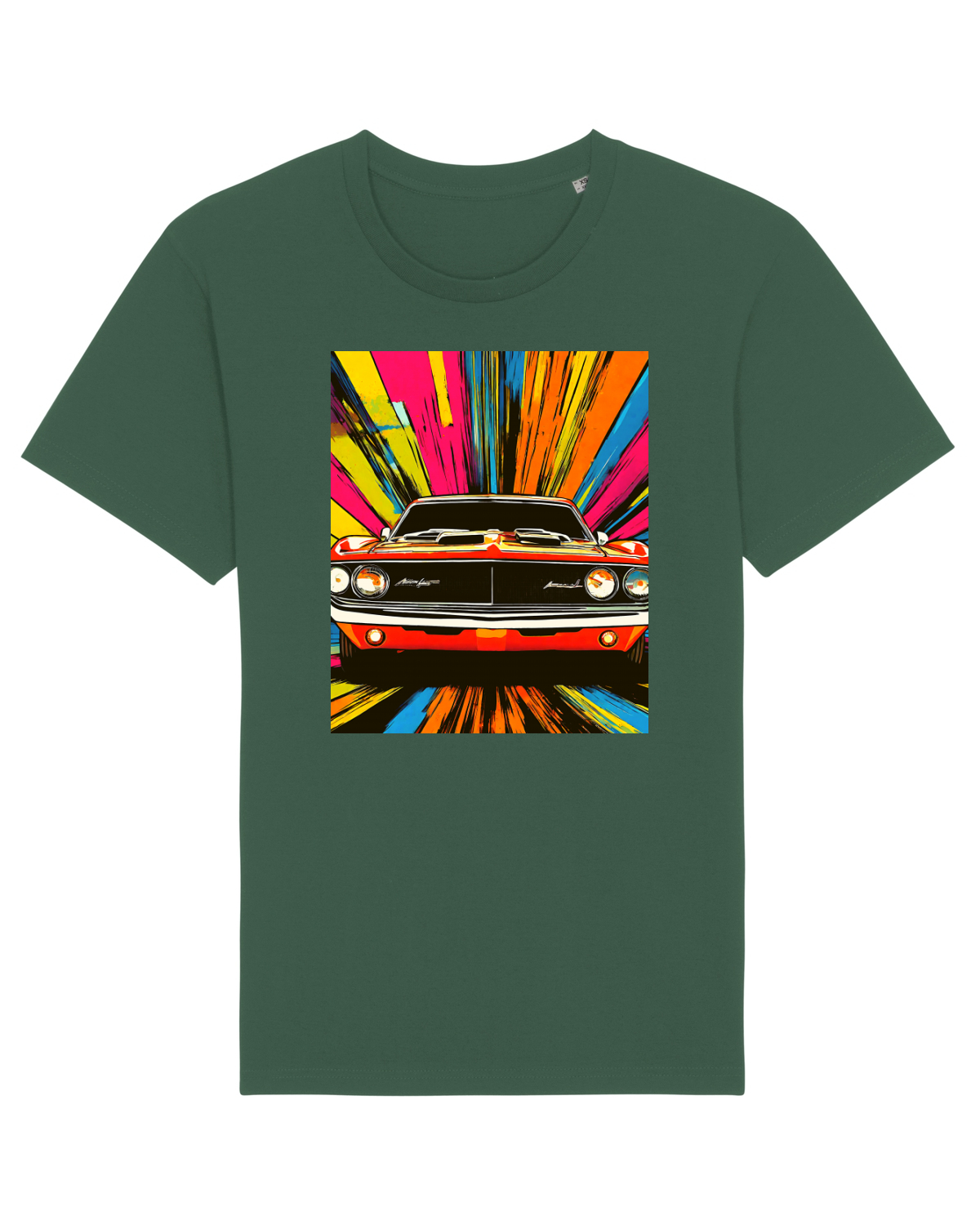 Tricou mânecă scurtă Unisex Rocker Bottle Green