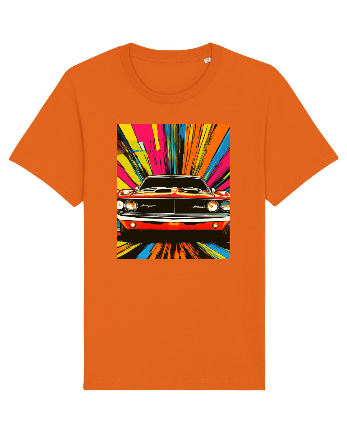 Tricou mânecă scurtă Unisex Rocker Bright Orange