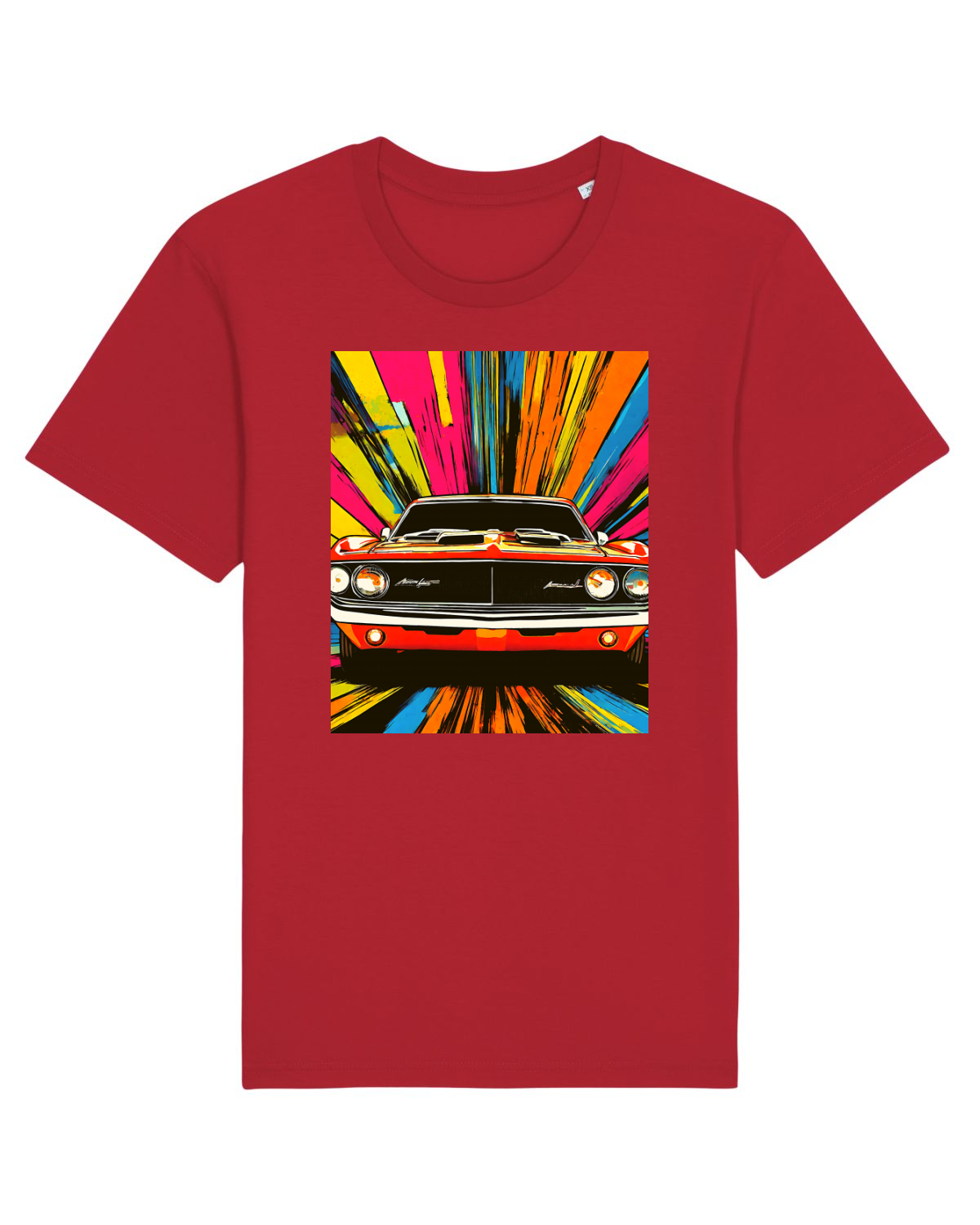 Tricou mânecă scurtă Unisex Rocker Red
