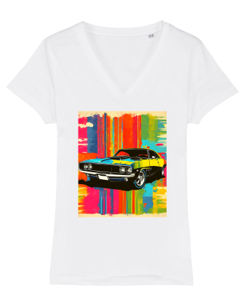 Masina Sport Pop Art White