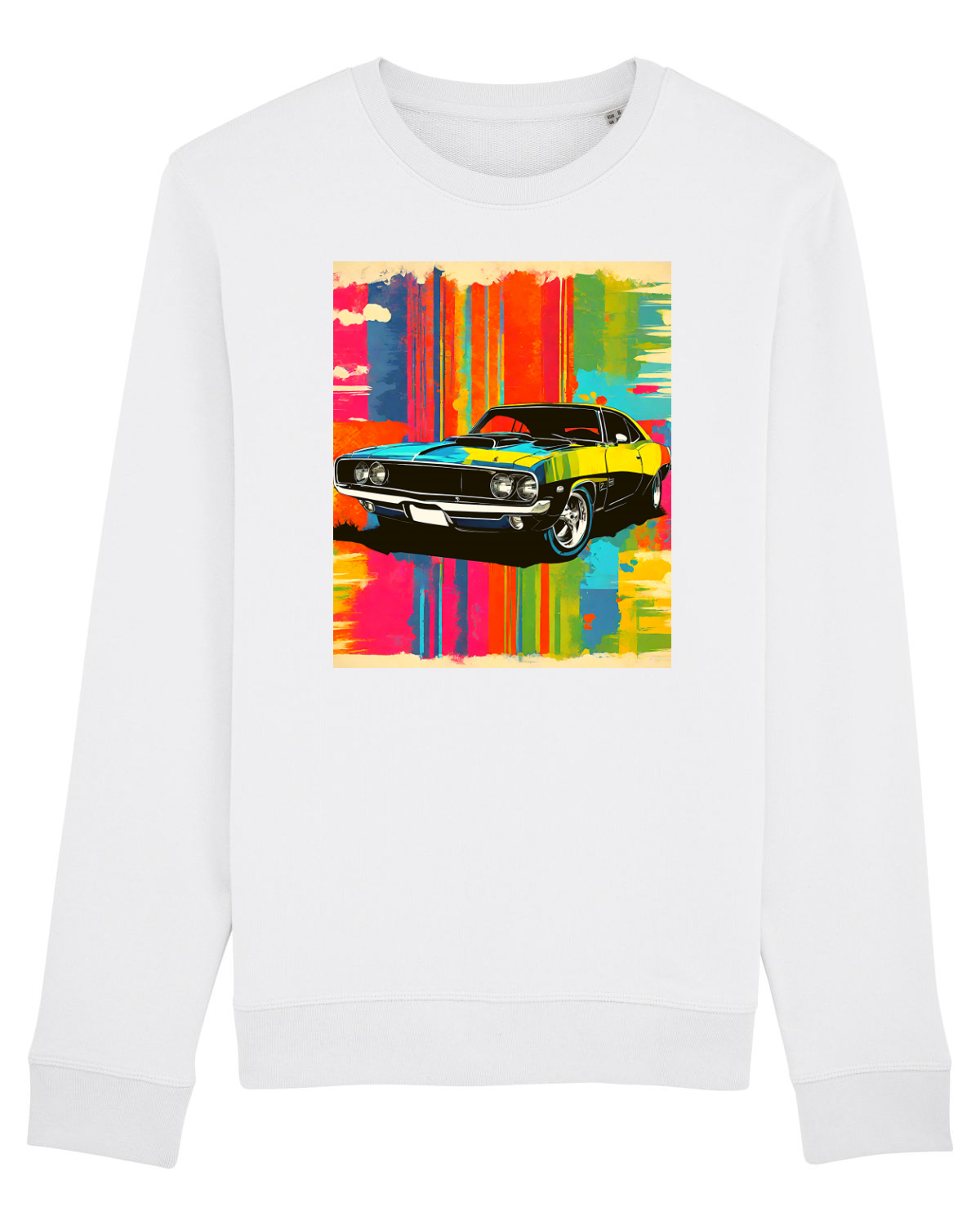 Bluză mânecă lungă Unisex Rise White