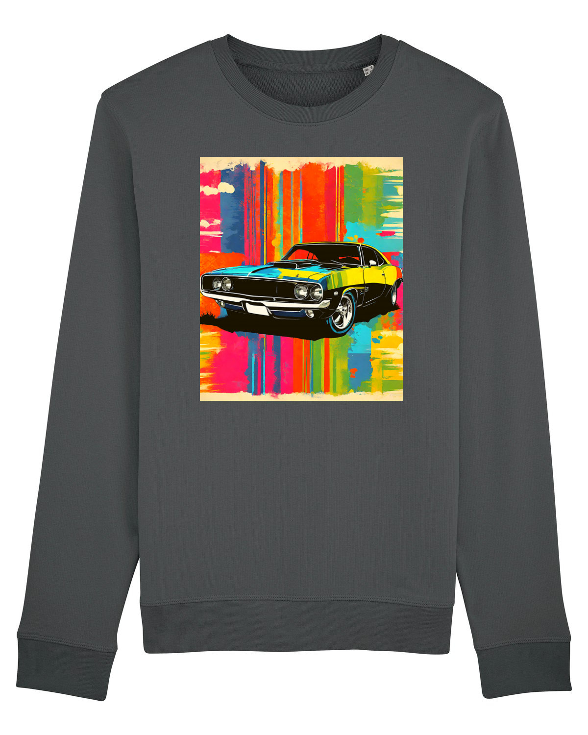 Bluză mânecă lungă Unisex Rise Anthracite
