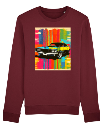 Masina Sport Pop Art Burgundy