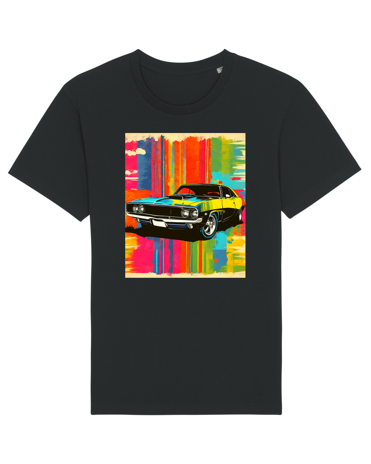 Tricou mânecă scurtă Unisex Rocker Black