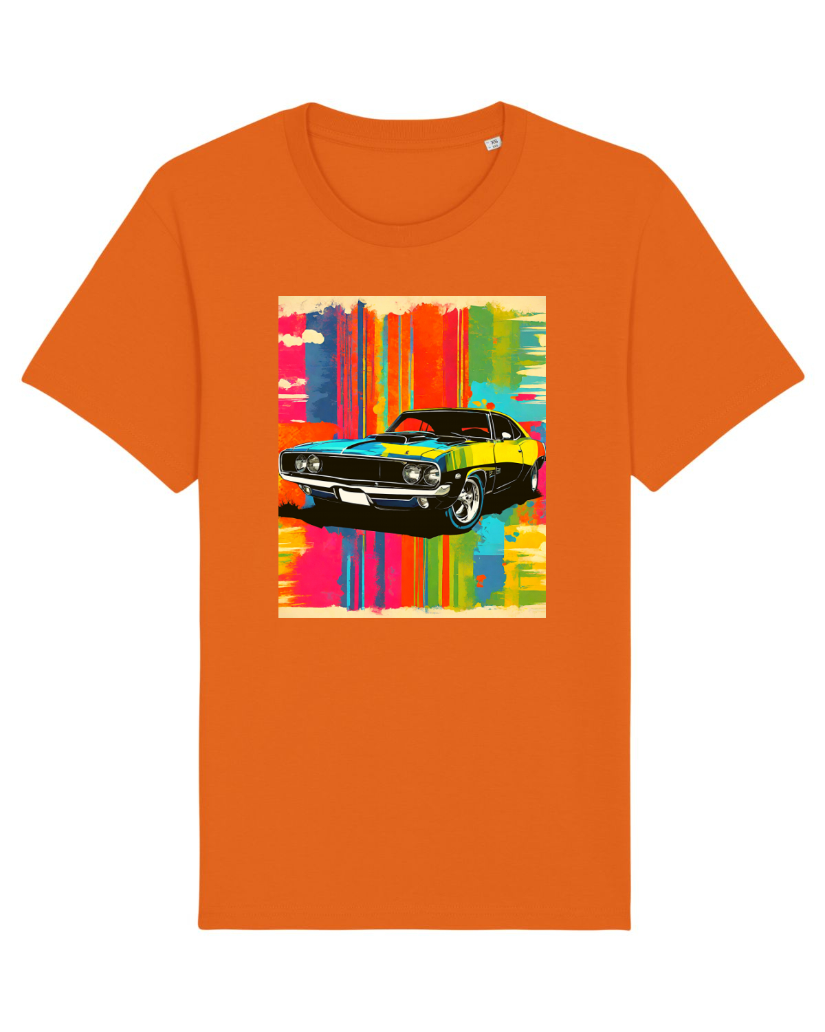 Tricou mânecă scurtă Unisex Rocker Bright Orange