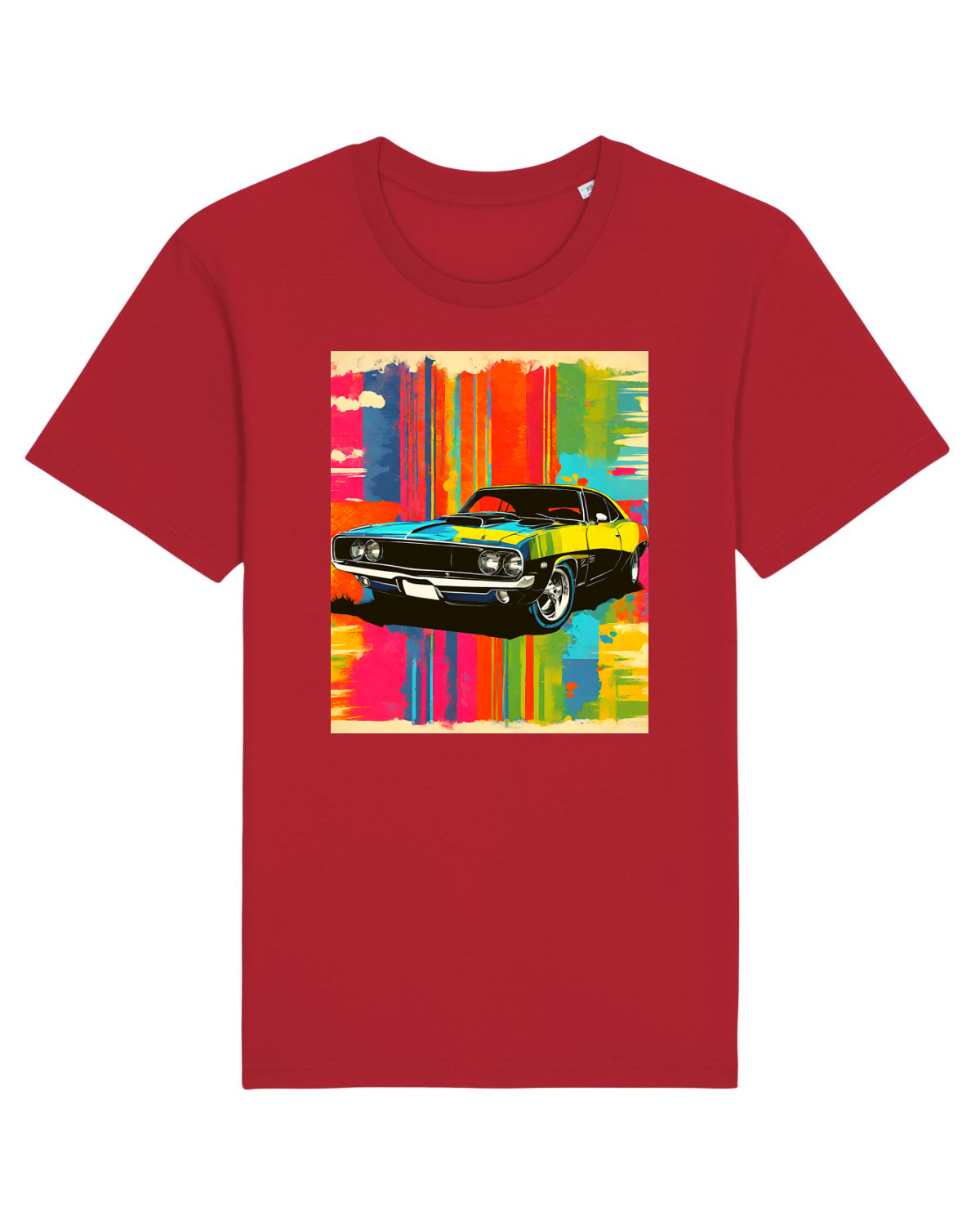 Tricou mânecă scurtă Unisex Rocker Red