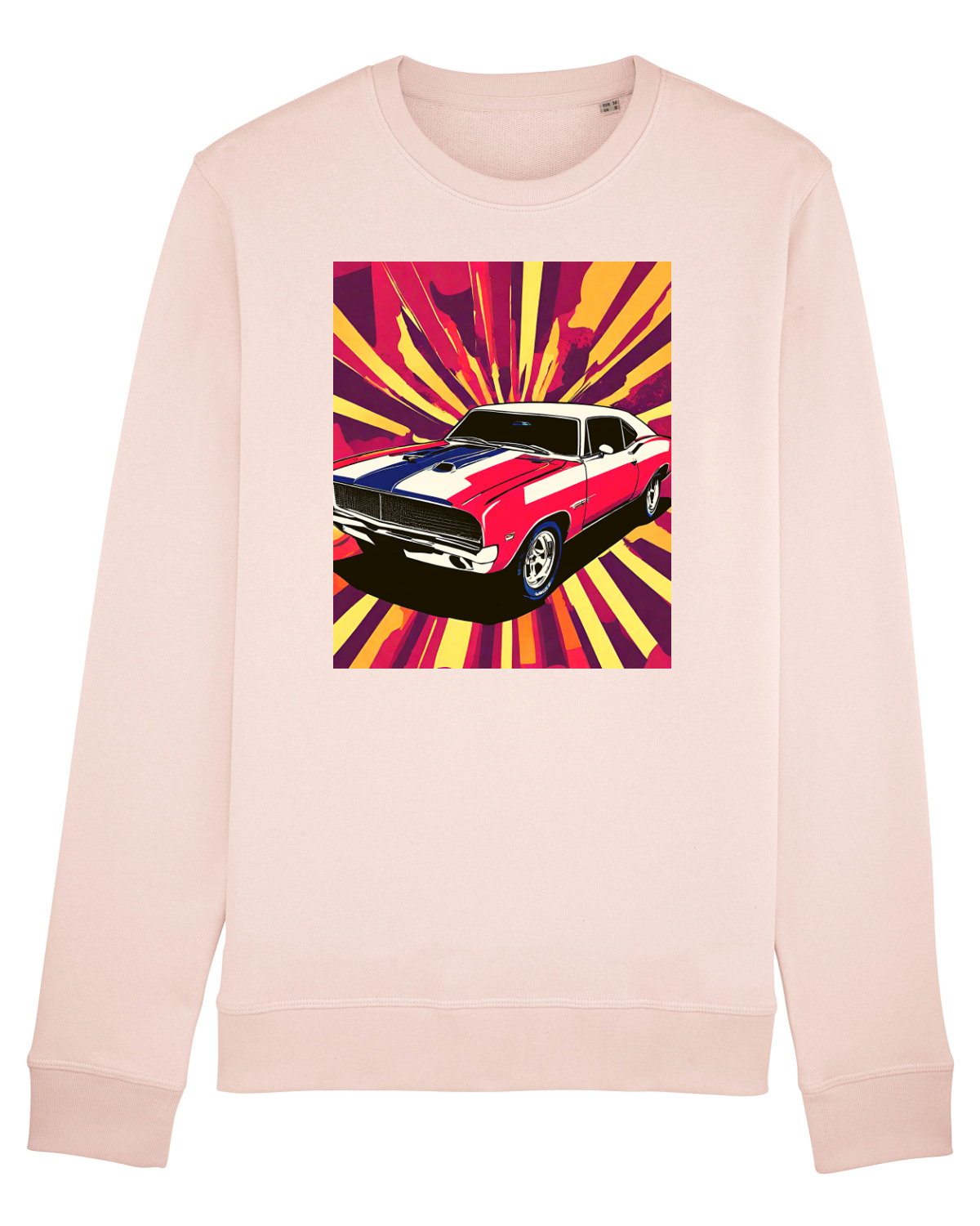 Bluză mânecă lungă Unisex Rise Candy Pink