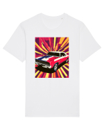 Masina Sport Pop Art Tricou mânecă scurtă Unisex Rocker