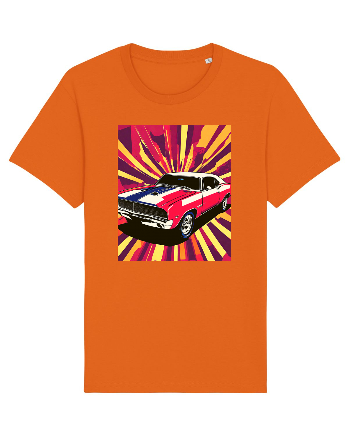 Tricou mânecă scurtă Unisex Rocker Bright Orange