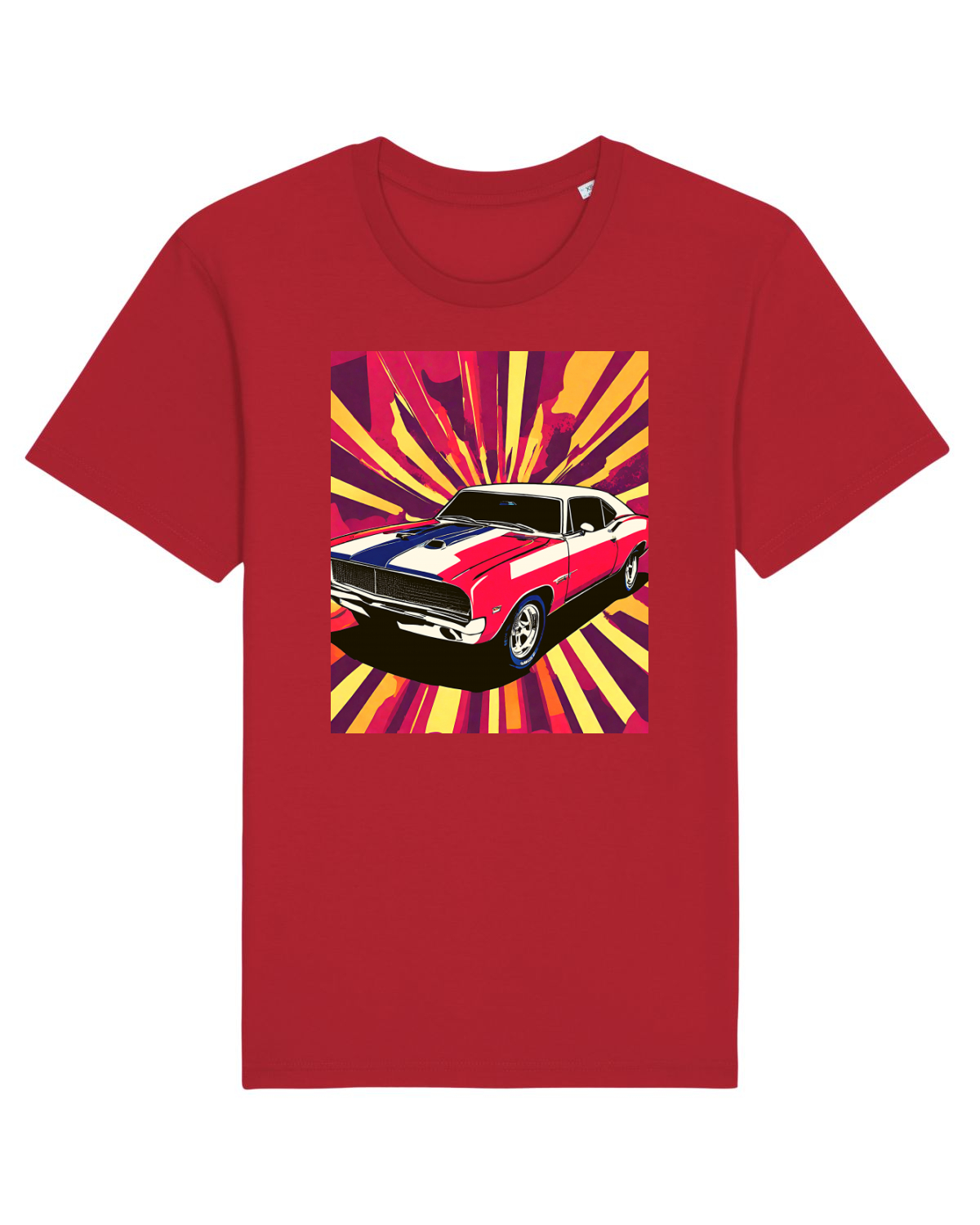 Tricou mânecă scurtă Unisex Rocker Red