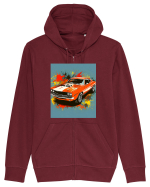 Masina Sport Pop Art Hanorac cu fermoar Unisex Connector