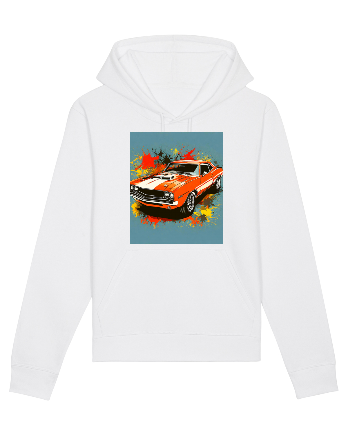 Hanorac Unisex Drummer White