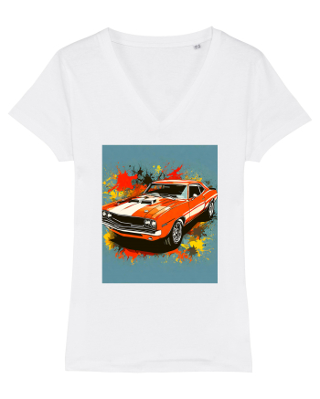 Masina Sport Pop Art White