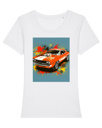 Masina Sport Pop Art White