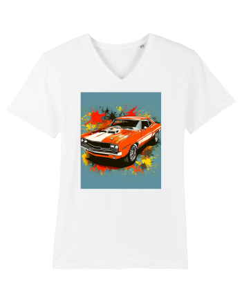 Masina Sport Pop Art White