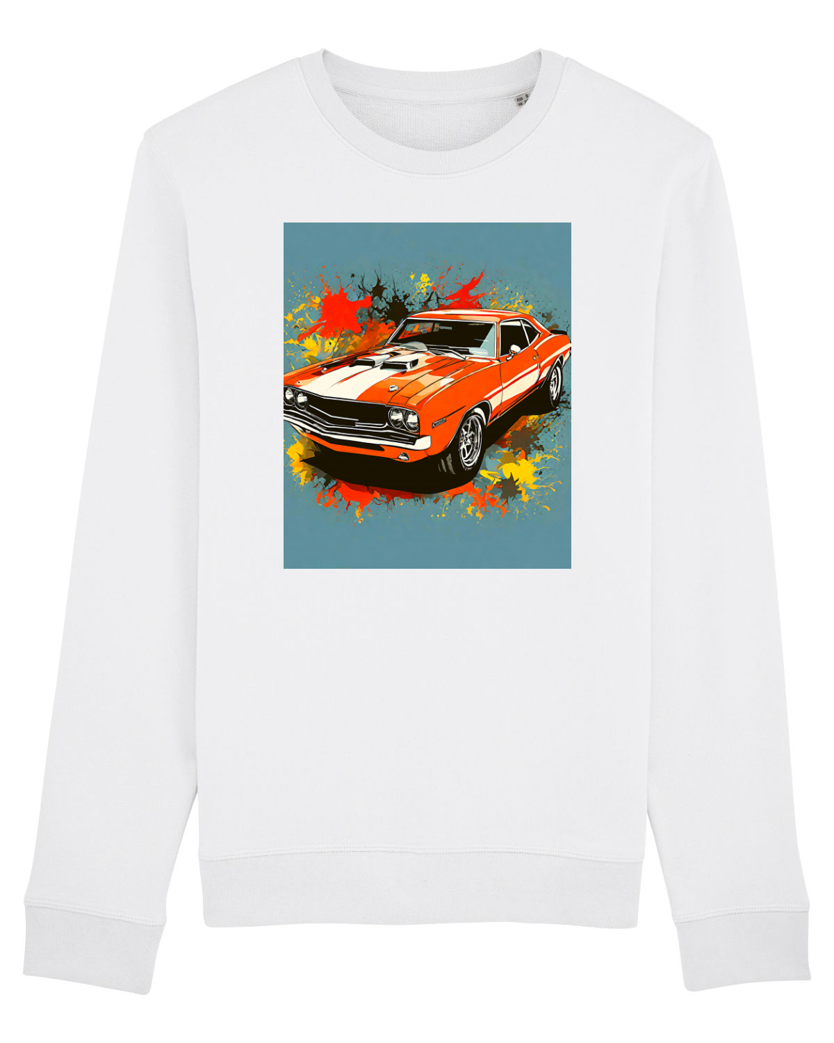 Bluză mânecă lungă Unisex Rise White