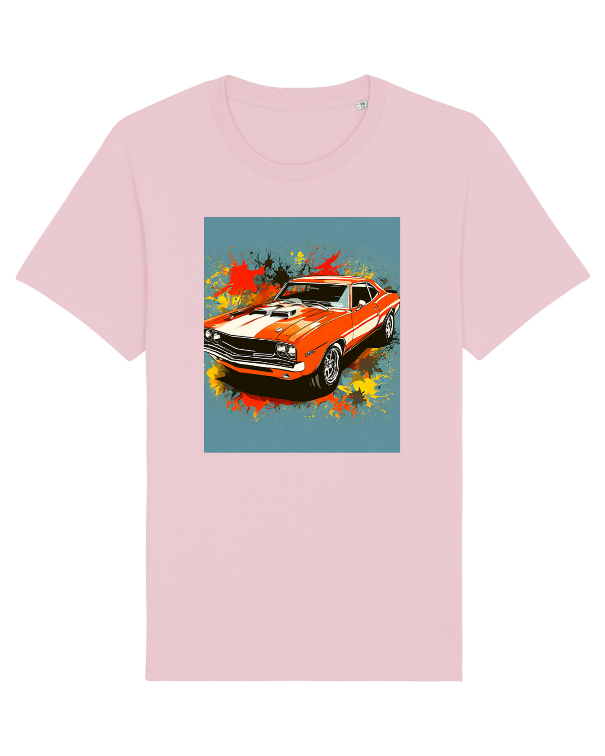 Tricou mânecă scurtă Unisex Rocker Cotton Pink