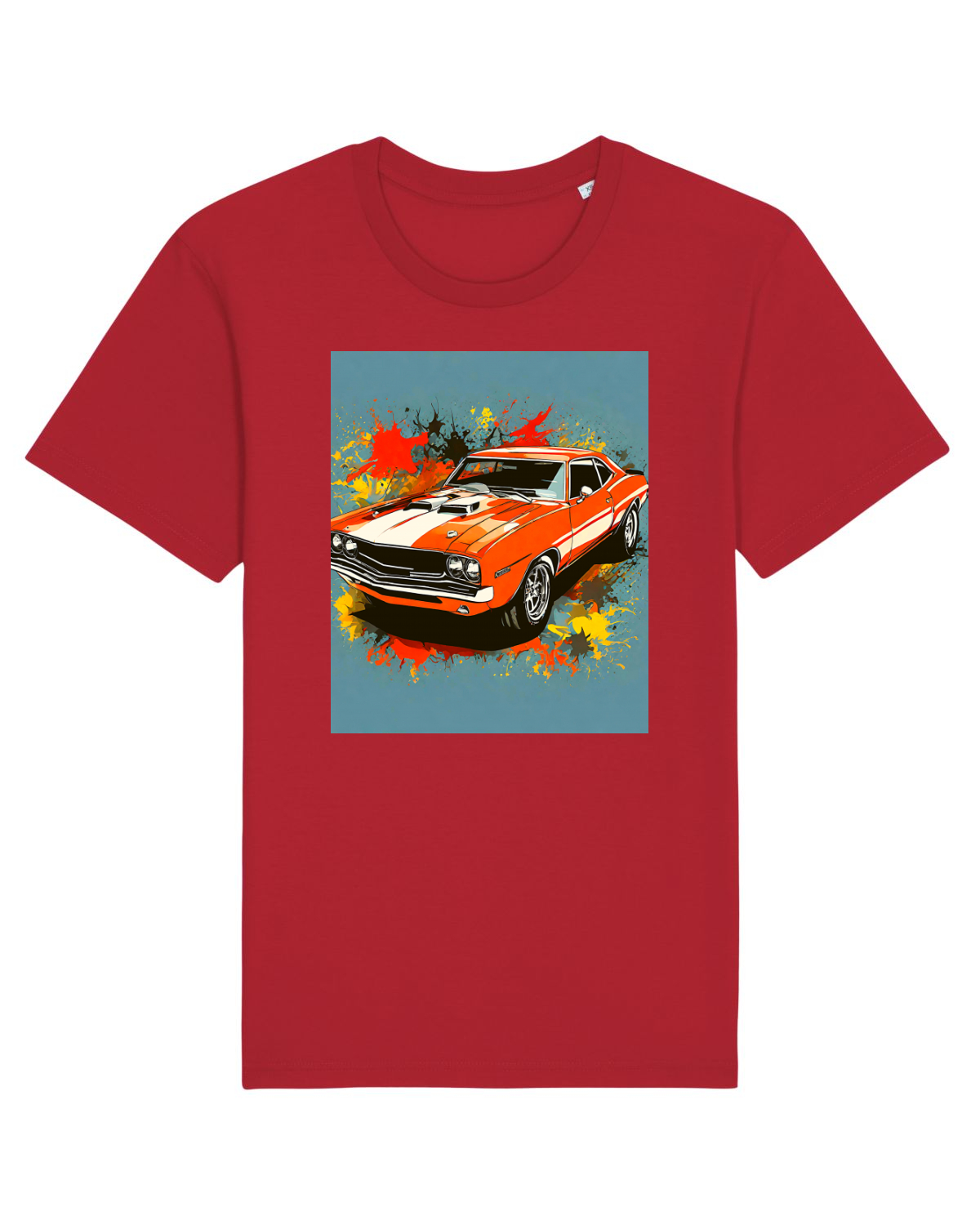 Tricou mânecă scurtă Unisex Rocker Red