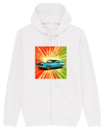 Masina Sport Pop Art Hanorac cu fermoar Unisex Connector