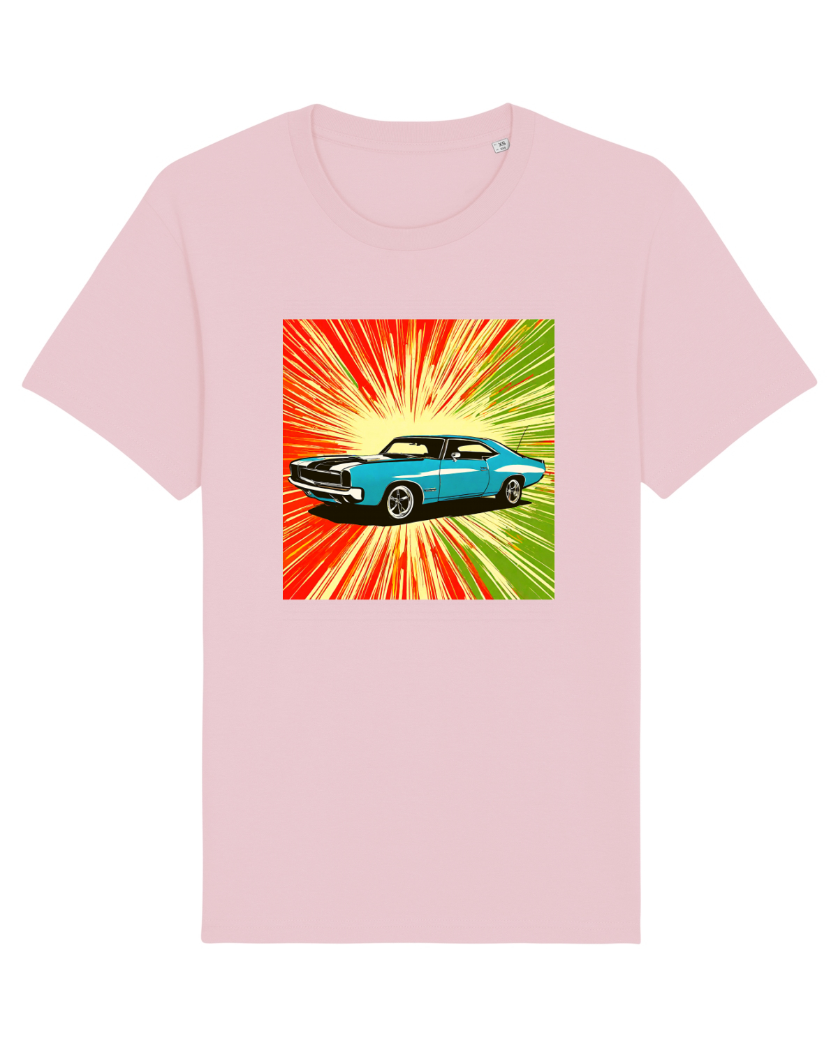 Tricou mânecă scurtă Unisex Rocker Cotton Pink