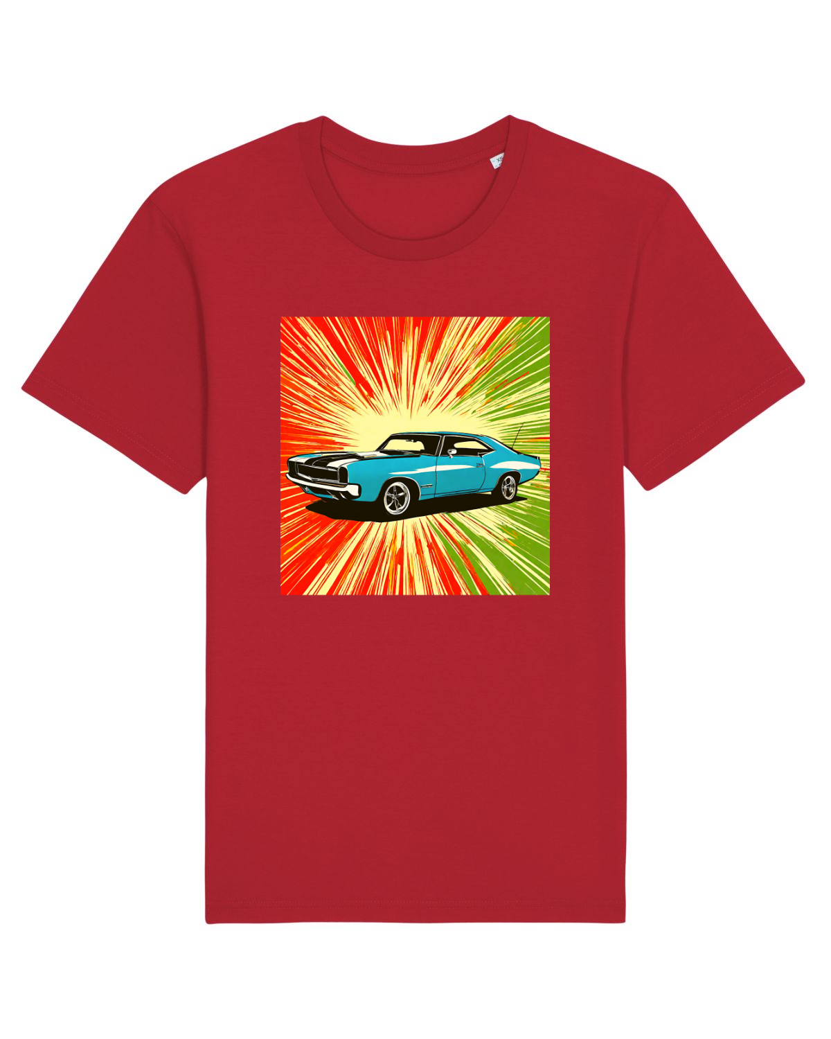 Tricou mânecă scurtă Unisex Rocker Red