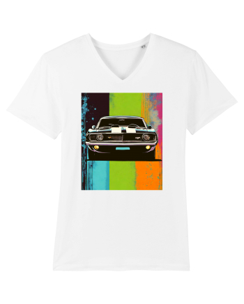 Masina Sport Pop Art White