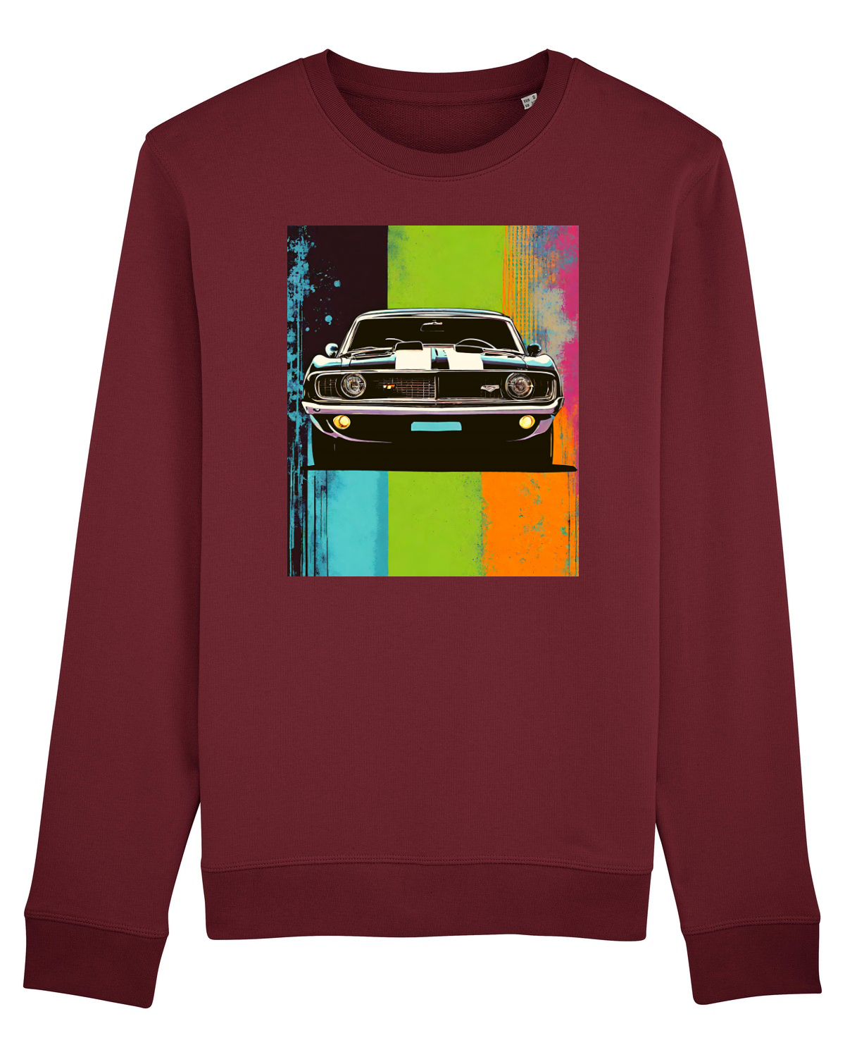 Bluză mânecă lungă Unisex Rise Burgundy