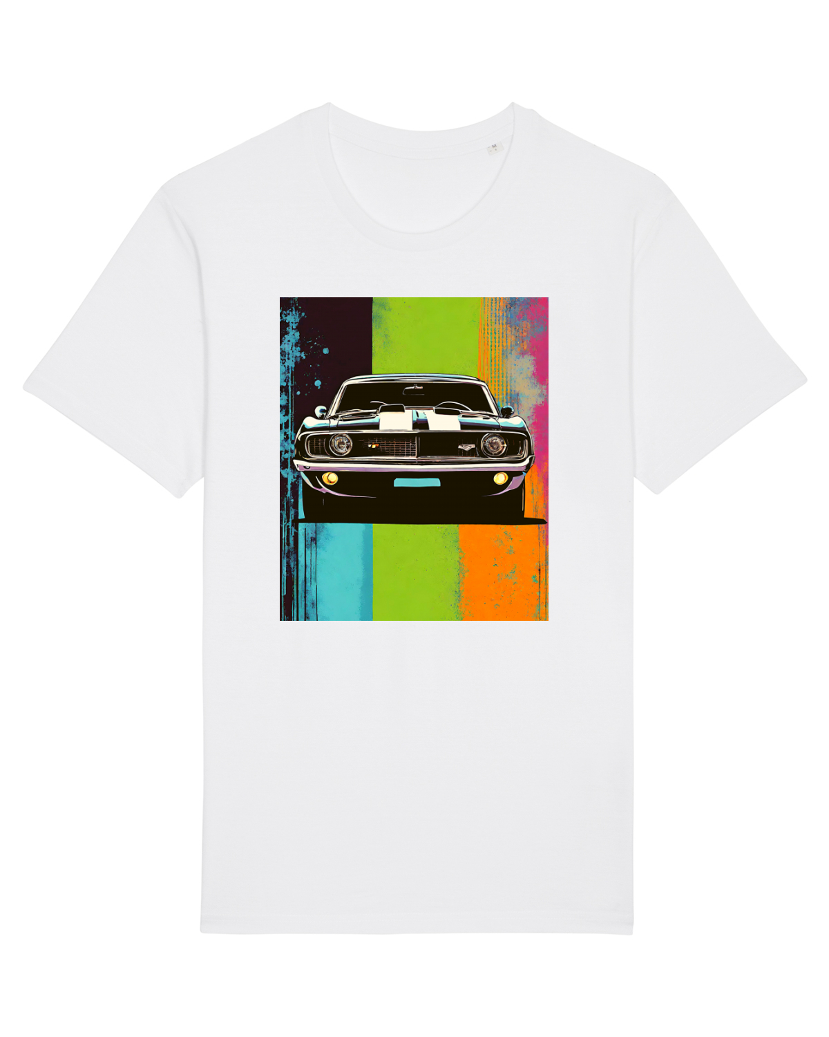 Tricou mânecă scurtă Unisex Rocker White