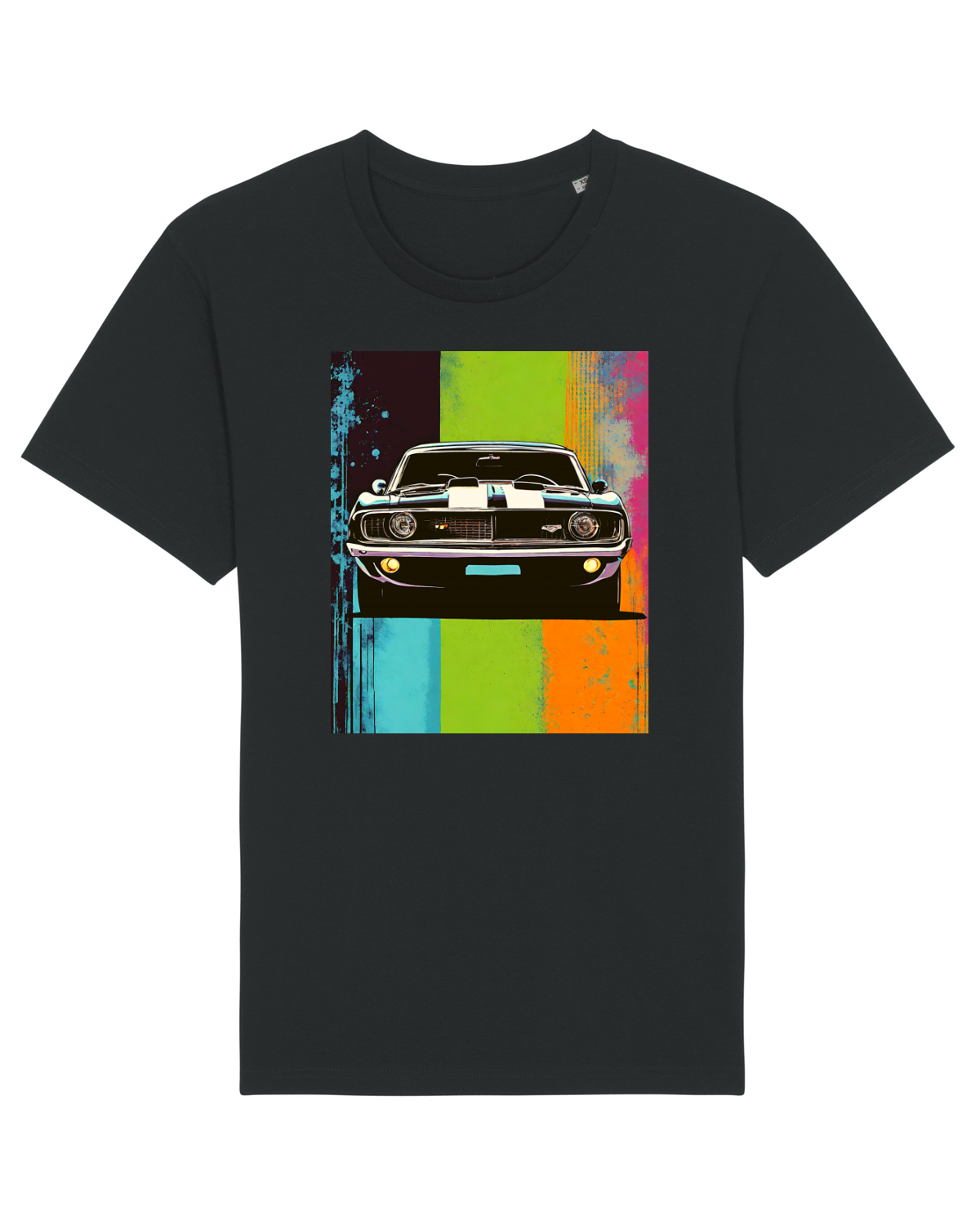 Tricou mânecă scurtă Unisex Rocker Black