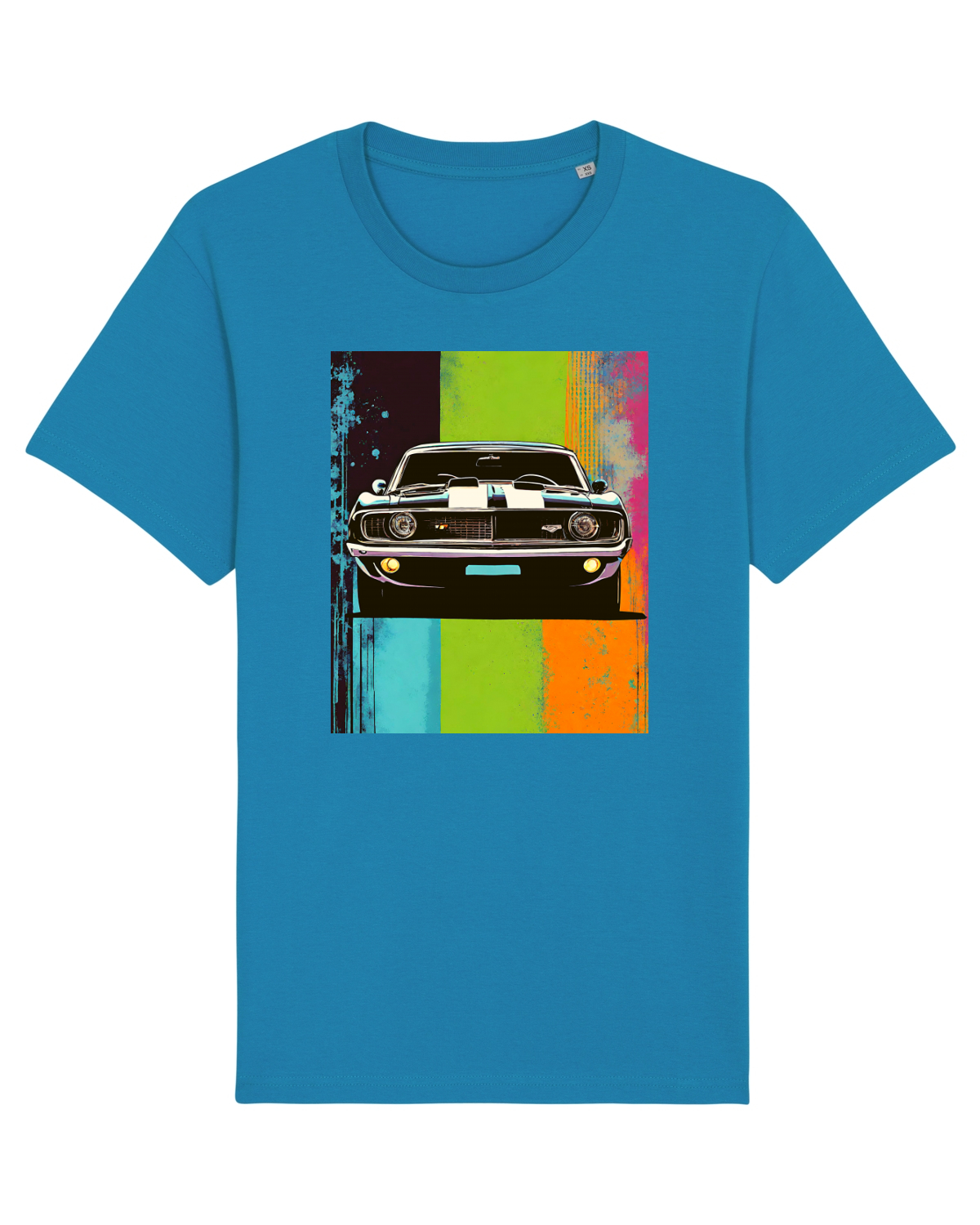 Tricou mânecă scurtă Unisex Rocker Azur