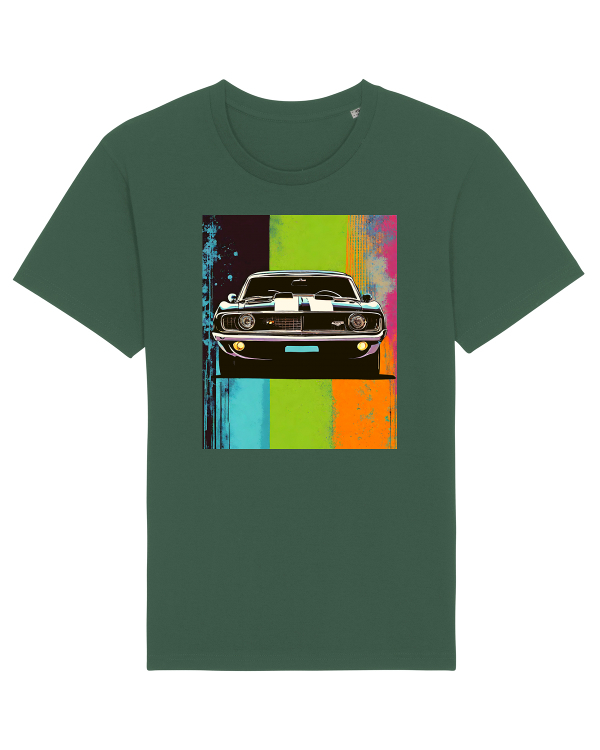 Tricou mânecă scurtă Unisex Rocker Bottle Green